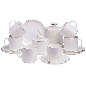 ЧАЙНЫЙ СЕРВИЗ LEFARD "МЕДИССОН" НА 6 ПЕР. 14 ПР