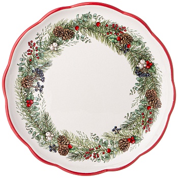 ТАРЕЛКА ОБЕДЕННАЯ AGNESS "CELEBRATION" 24,5*2,5 СМ (КОР=16ШТ.)