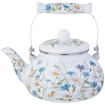 ЧАЙНИК AGNESS  ЭМАЛИРОВАННЫЙ СЕРИЯ "SENTIMENT", 2,5 Л