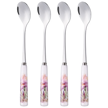 НАБОР ЧАЙНЫХ ЛОЖЕК LEFARD "IRISES" 4 ШТ. (КОР=48НАБ.)