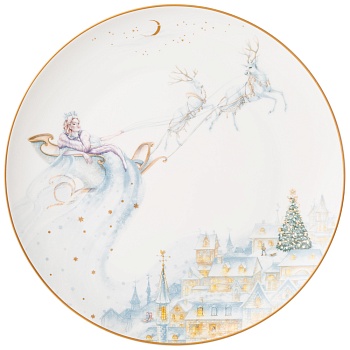 ТАРЕЛКА ОБЕДЕННАЯ LEFARD "СНЕЖНАЯ КОРОЛЕВА" 25,5 СМ (КОР=16ШТ.)