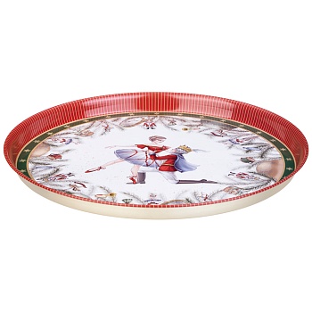 ПОДНОС СЕРВИРОВОЧНЫЙ AGNESS КОЛЛЕКЦИЯ "БАЛЕТ" 33*2,1 СМ