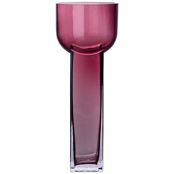 ВАЗА "MODERN" PURPLE 13*13*35 CM