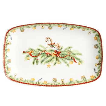 БЛЮДО LEFARD "ЩЕЛКУНЧИК" 25,3*16,3*3,2 СМ (КОР=12ШТ.)