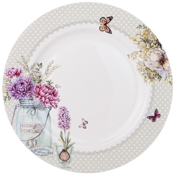 ТАРЕЛКА ОБЕДЕННАЯ LEFARD ЛОРИАН 25,5 СМ МАЛ.УП.=4шт.