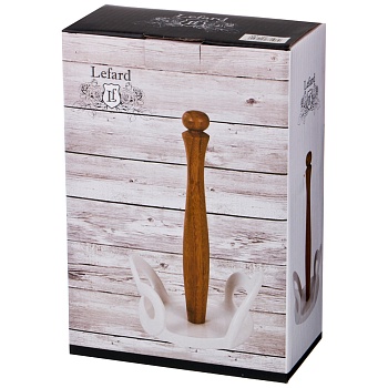 ПОДСТАВКА ДЛЯ БУМАЖНОГО ПОЛОТЕНЦА "NATIVE" 16*13*25 СМ (КОР=16ШТ.)