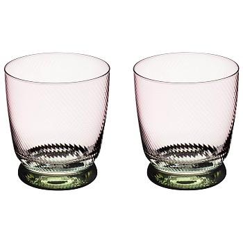 НАБОР СТАКАНОВ "TWIST & SHINE" GREEN, 2 ШТ/360 МЛ