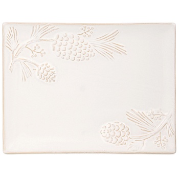 БЛЮДО СЕРВИРОВОЧНОЕ КОЛЛЕКЦИЯ "PINE CONES", 26,3*19,8*2,4 СМ