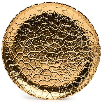 НАБОР ТАРЕЛОК ОБЕДЕННЫХ LEFARD "CHARM" 2 ШТ. 26*2,5 СМ (ЗОЛОТО)