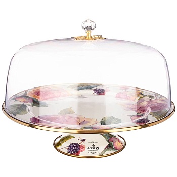 ТОРТОВНИЦА AGNESS, СЕРИЯ ВИНТАЖ ДИАМЕТР=30 СМ. ВЫСОТА=20 СМ. (КОР=4ШТ.)