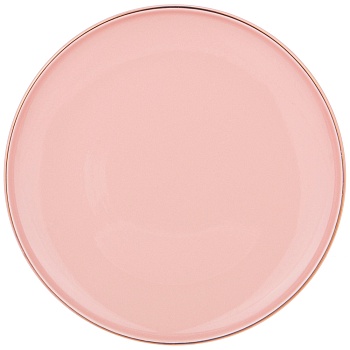 ТАРЕЛКА ОБЕДЕННАЯ BRONCO "SOLO" 26,5 СМ ПУДРОВАЯ (МАЛ.УП.=4ШТ./КОР=24ШТ.)