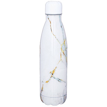 ТЕРМОС ВАКУУМНЫЙ (ТЕРМОБУТЫЛКА) AGNESS, КОРПУС НЕРЖ.СТАЛЬ, 500МЛ СЕРИЯ "FANTASY"