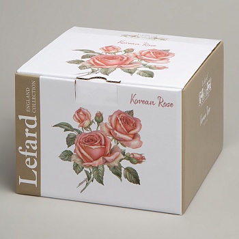 ЧАЙНЫЙ НАБОР LEFARD "КОРЕЙСКАЯ РОЗА" НА 2 ПЕР. 4 ПР. 300 МЛ (КОР=24НАБ.)