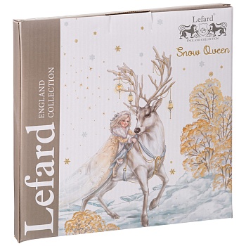 ТАРЕЛКА ЗАКУСОЧНАЯ LEFARD "СНЕЖНАЯ КОРОЛЕВА" 20,5 СМ (КОР=24ШТ.)