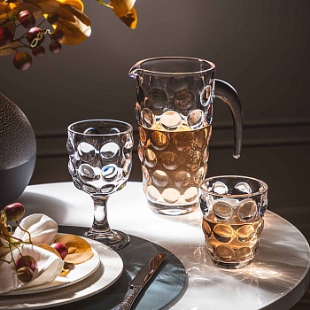 НАБОР СТАКАНОВ "BUBBLES" 4 ШТ./280 МЛ