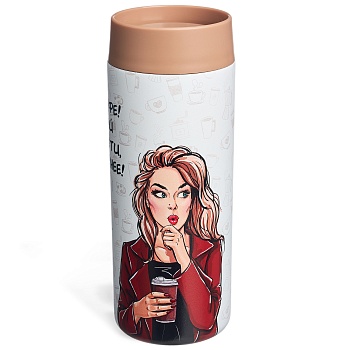 ТЕРМОКРУЖКА FOOTLE 350 МЛ, КОЛБА НЕРЖ.СТАЛЬ 18/10