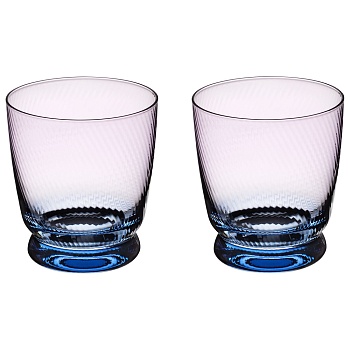 НАБОР СТАКАНОВ "TWIST & SHINE" PURPLE, 2 ШТ/360 МЛ