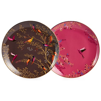 НАБОР ТАРЕЛОК ЗАКУСОЧНЫХ LEFARD "GOLDEN BIRDS" 4 ШТ. 20*2 СМ (КОР=10НАБ.)